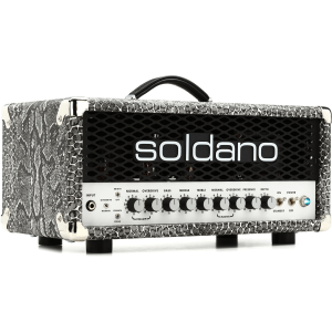 Soldano SLO-30 Super Lead Overdrive 30-watt Tube Head - Snake Skin with Metal Grille