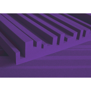 Auralex 4 inch Studiofoam Metro 2x4 foot Acoustic Panel 6-pack - Purple
