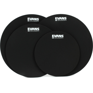 Evans SoundOff 4-piece Drum Mute Pak - 10-/12-/2 x 14-inch