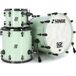 Sonor SQ2 Maple 3-piece Shell Pack - Mint Sparkle
