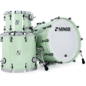 Sonor SQ2 Beech 3-piece Shell Pack - Mint Sparkle