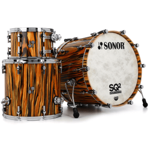 Sonor SQ2 Maple 3-piece Shell Pack - Tiger High Gloss