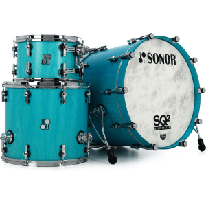 Sonor SQ2 Maple 3-piece Shell Pack - Vintage Azure Semi-Gloss
