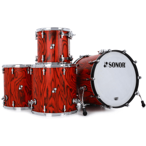 Sonor SQ2 Beech 4-piece Shell Pack - Fiery Red