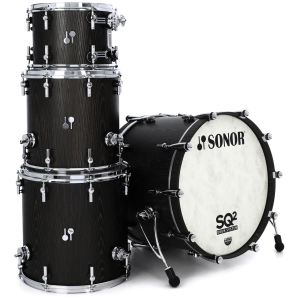 Sonor SQ2 Maple 4-piece Shell Pack - Vintage Onyx Semi-Gloss