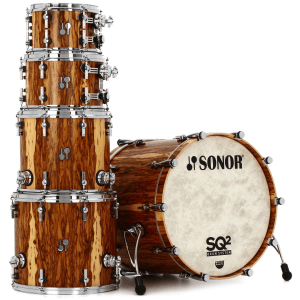 Sonor SQ2 5-piece Shell Pack - African Marble Semi Gloss