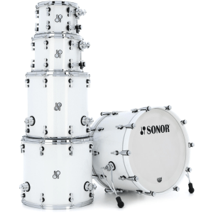 Sonor SQ2 Beech 5-piece Shell Pack - White Sparkle