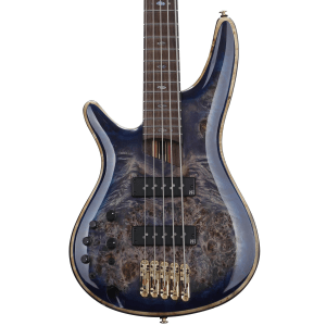 Ibanez Premium SR2605L Bass Guitar - Cerulean Blue Burst