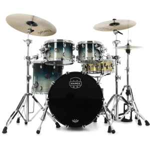 Mapex Saturn 4-piece Fusion Shell Pack - Teal Blue Fade