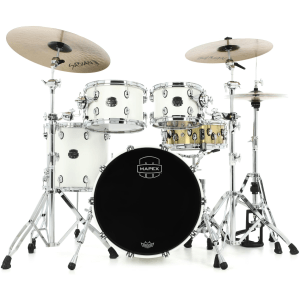 Mapex Saturn 4-piece Rock Shell Pack - Satin White