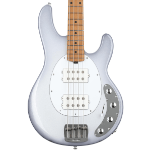 Ernie Ball Music Man StingRay Special HH Bass Guitar - Snowy Night with Maple Fingerboard