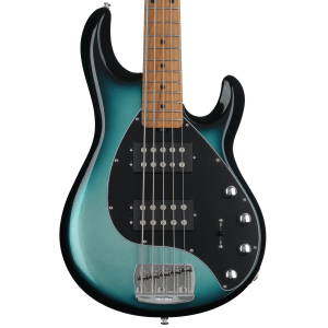 Ernie Ball Music Man StingRay Special 5 HH Bass Guitar - Frost Green Pearl with Maple Fingerboard