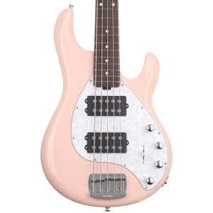 Ernie Ball Music Man StingRay Special 5 HH Bass Guitar - Pueblo Pink with Rosewood Fingerboard