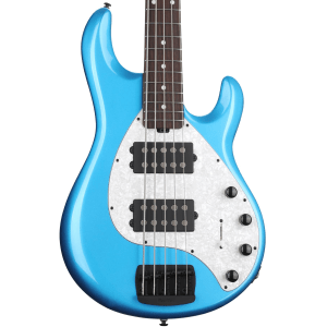 Ernie Ball Music Man StingRay Special 5 HH Bass Guitar - Speed Blue with Rosewood Fingerboard
