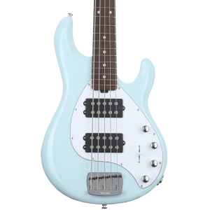 Ernie Ball Music Man StingRay Special 5 HH Bass Guitar - Sea Breeze with Rosewood Fingerboard and Case