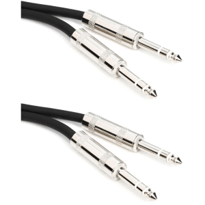 Whirlwind ST10 1/4-inch TRS Male to 1/4-inch TRS Male Cable - 10 foot (2-pack)