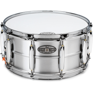 Pearl Sensitone Heritage Aluminum Alloy Snare Drum - 6.5 x 14-inch - Brushed