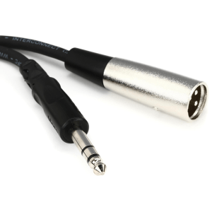Hosa STX-115M 1/4 inch TRS Male to XLR Male Cable - 15 foot