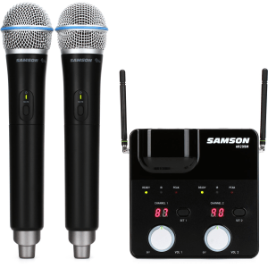 Samson Concert 288m Handheld Dual-Channel Wireless System with Q8x Microphone - K Band