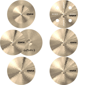 Sabian Stratus 6-Piece Cymbal Set - 14/16/18 China/18 Zero/20/22 inch