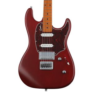 Godin Session HT MN Electric Guitar with Maple Fingerboard - Aztek Red