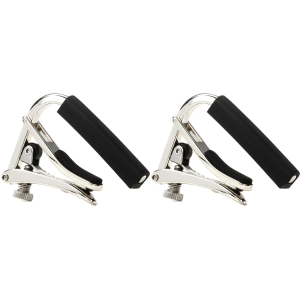 Shubb C1 Standard Capo for Steel String Guitar (2-Pack) - Polished Nickel