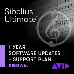 Avid 1-year Software Updates + Support RENEWAL for Sibelius | Ultimate Perpetual License