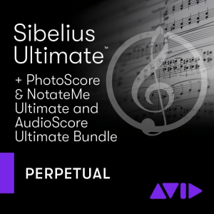 Avid Sibelius Ultimate with PhotoScore, NotateMe, and AudioScore Ultimate (download)