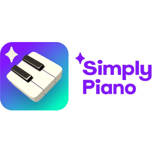 Simply Piano Interactive Instructional Piano App - 1-year Subscription (Non-renewing)