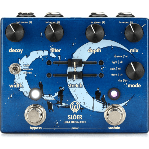 Walrus Audio Slöer Stereo Ambient Reverb Pedal - Blue