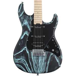 ESP Original Snapper CTM Electric Guitar - Nebula Black Burst with Maple Fingerboard