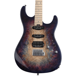 ESP Original Snapper CTM Electric Guitar - Nebula Pink Purple Burst with Maple Fingerboard