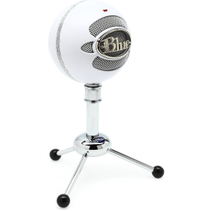 Blue Microphones Snowball USB Mic with Tripod Stand - Textured White