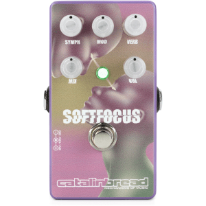 Catalinbread Soft Focus Shoegaze Reverb Pedal with Chorus, Modulation, and Octave-up - Shoegaze Purple, Sweetwater Exclusive