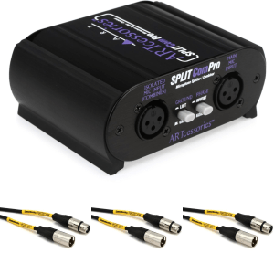 ART SPLITCom Pro Microphone Splitter / Combiner Cable Bundle