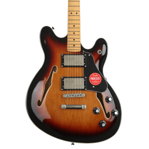 Squier Classic Vibe Starcaster Semi-hollowbody Electric Guitar - 3-tone Sunburst