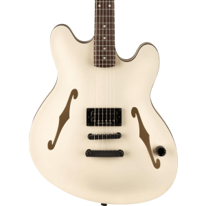 Fender Tom DeLonge Starcaster Semi-hollowbody Electric Guitar - Satin Olympic White