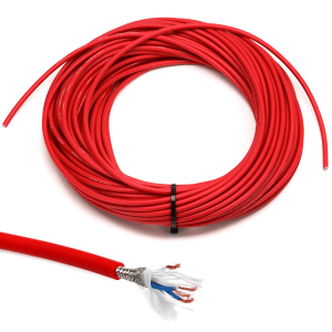 Canare L-4E6S Star Quad Bulk Microphone Cable - Red 100 Foot