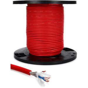 Canare L-4E6S Star Quad Bulk Microphone Cable - Red 250 Foot