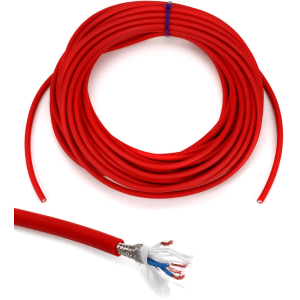 Canare L-4E6S Star Quad Bulk Microphone Cable - Red 50 Foot