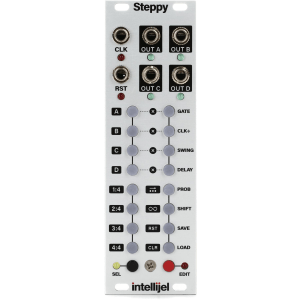 Intellijel Steppy 4-Track 64-Step Programmable Gate Sequencer