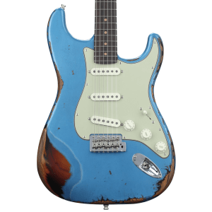 Fender Custom Shop GT11 Heavy Relic Stratocaster Electric Guitar - Lake Placid Blue, Sweetwater Exclusive