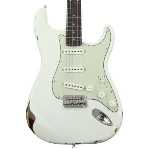 Fender Custom Shop GT11 Relic Stratocaster - Olympic White/3-tone Sunburst, Sweetwater Exclusive