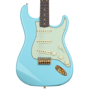 Fender Custom Shop Limited Edition '59 Hardtail Stratocaster Journeyman Relic - Faded Aged Daphne Blue