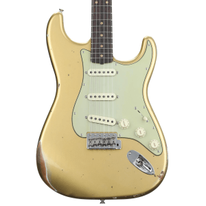 Fender Custom Shop Late-1962 Stratocaster Relic Electric Guitar with Closet Classic Hardware - Aged Aztec Gold