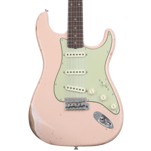 Fender Custom Shop Late-1962 Stratocaster Relic Electric Guitar with Closet Classic Hardware - Super-faded Aged Shell Pink