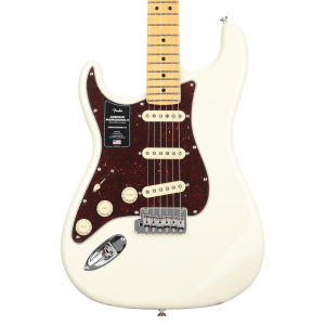 Fender American Professional II Stratocaster Left-handed - Olympic White with Maple Fingerboard