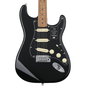 Fender American Ultra Stratocaster - Black with Roasted Maple Fingerboard, Sweetwater Exclusive