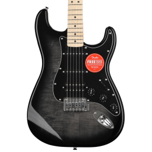 Squier Affinity Series Stratocaster FMT HSS Electric Guitar - Black Burst with Maple Fingerboard