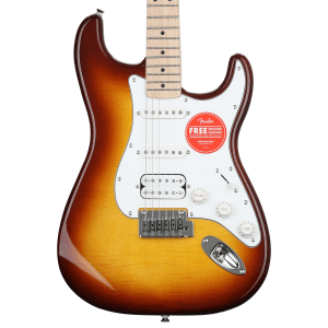 Squier Affinity Series Stratocaster FMT HSS Electric Guitar - Sienna Sunburst with Maple Fingerboard